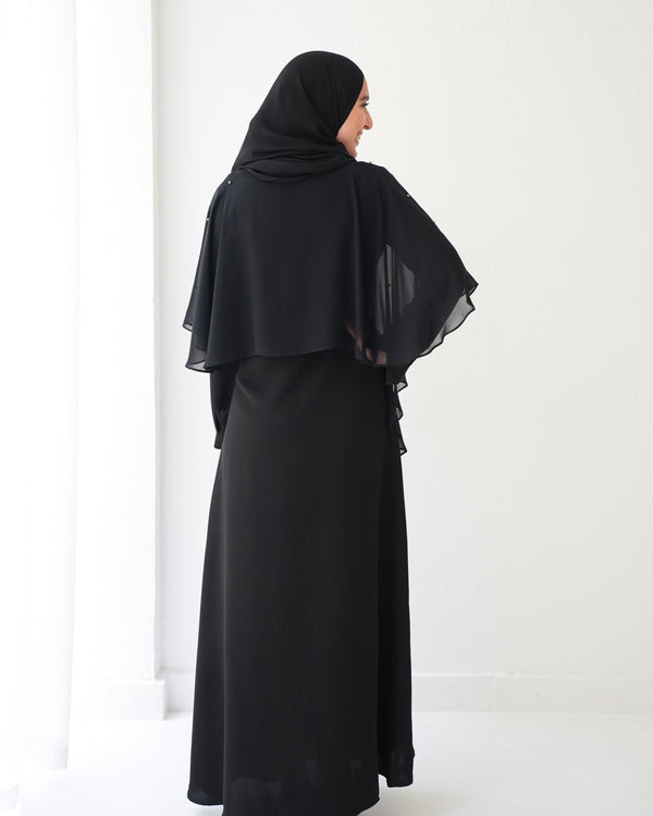 Pearl Cape Abaya C28