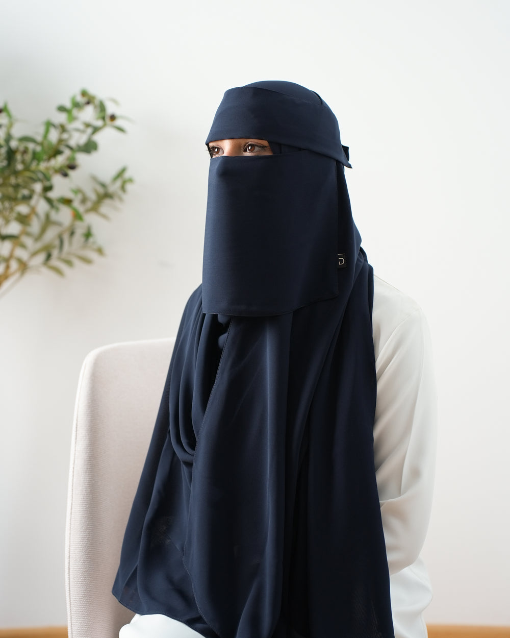 Niqab Malaky Dark Navy C3000