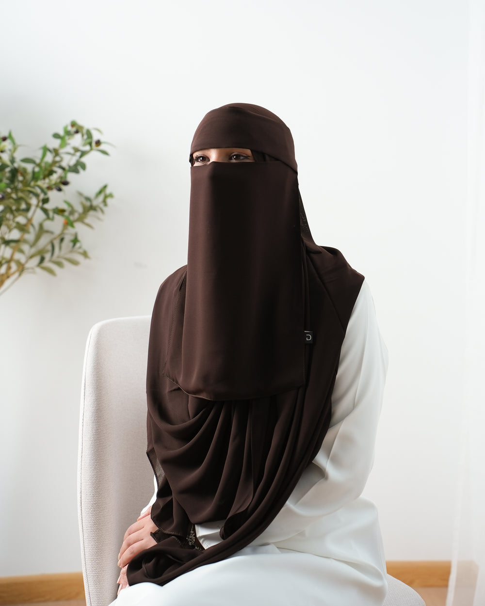 Niqab Malaky Brown C3000