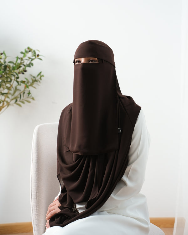 Niqab Malaky Brown C3000