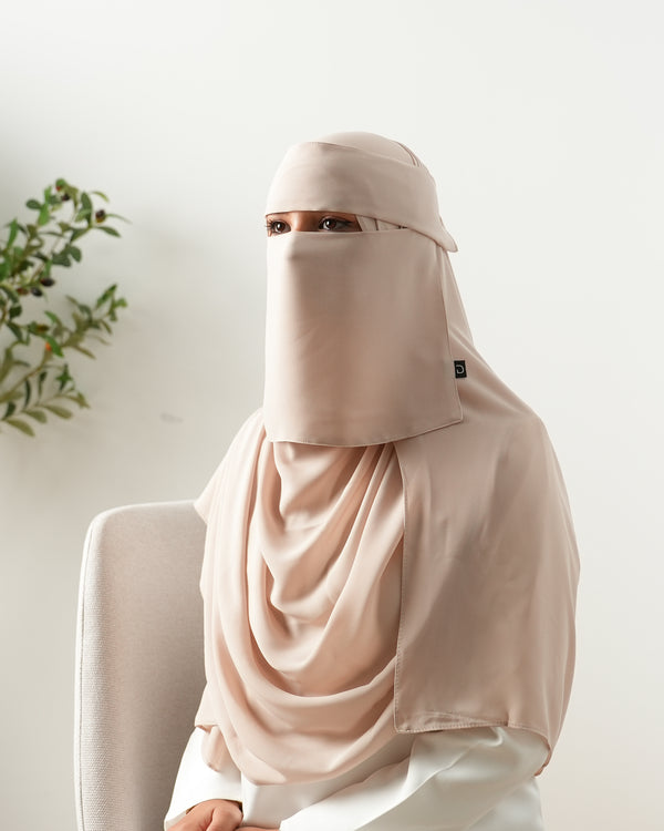 Niqab Malaky Latte C3000