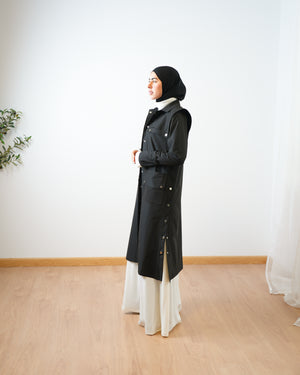 Gabardine Jacket Black C508