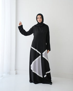 Silk Abaya Grey C90