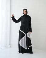 Silk Abaya Grey C90