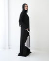 Silk Abaya Grey C90