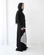 Silk Abaya Grey C90