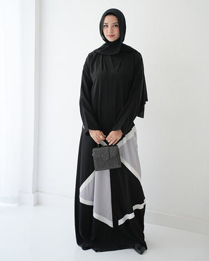 Silk Abaya Grey C90