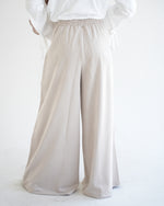 Suede Wide Pants Cream C170