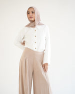 Suede Wide Pants Beige C170