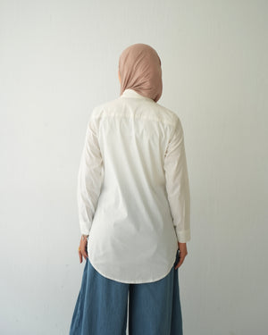 Basic Poplin Chemise OffWhite C118