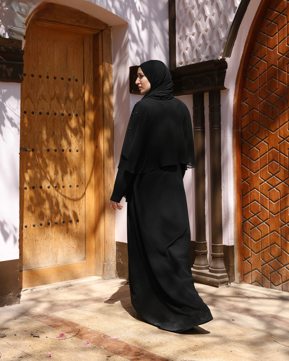 Pearl Cape Abaya C28