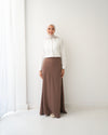 A-Line Maxi Skirt Cafe C171