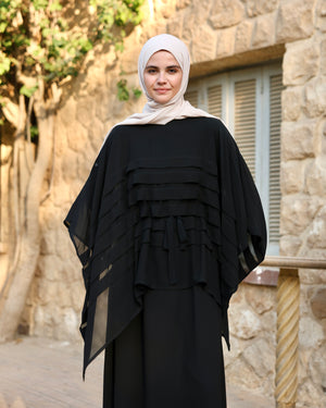 Free Size Cape Black C248