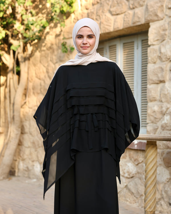 Free Size Cape Black C248