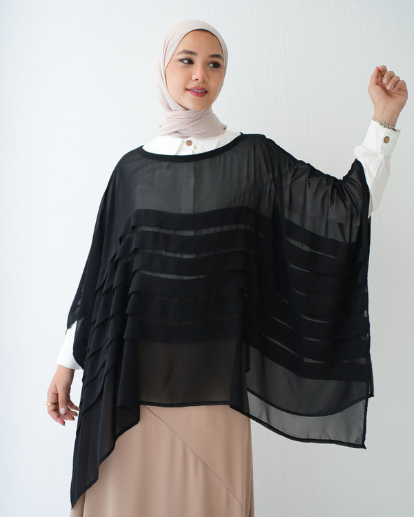 Free Size Cape Black C248