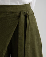 Wrap pants Olive C179