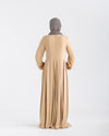 Pleated Jumpsuit Sandy Beige C150