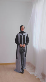Silk Abaya Grey C251