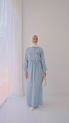 Maxi Denim Dress Blue C800