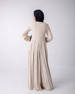 Pleated Jumpsuit Light Beige C150