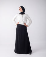 Crepe Basic Skirt Black C1191