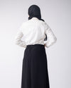 Crepe Basic Skirt Black C1191