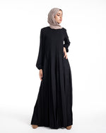 Pleated Jumpsuit Black C150
