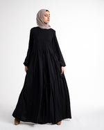 Pleated Jumpsuit Black C150