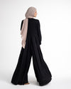 Pleated Jumpsuit Black C150