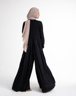 Pleated Jumpsuit Black C150