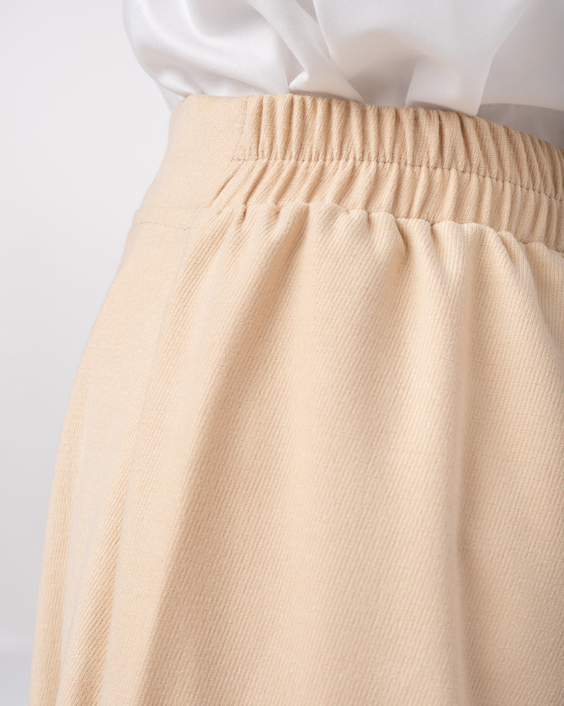 Fall Wide Pants Beige C1202