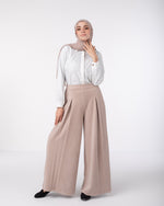 Suede Wide Pants Beige C170