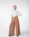 Suede Wide Pants Havana C170