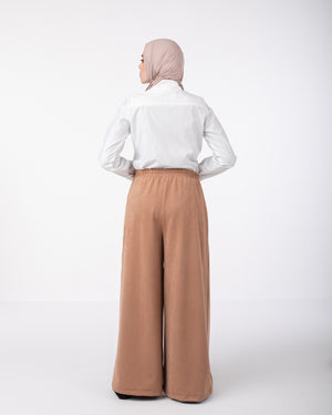 Suede Wide Pants Havana C170