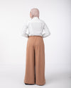 Suede Wide Pants Havana C170