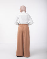 Suede Wide Pants Havana C170