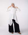 Asymmetric Pullover White C131