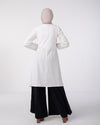 Asymmetric Pullover White C131