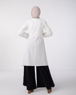 Asymmetric Pullover White C131