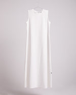 Basic Sleeveless Dress White C1