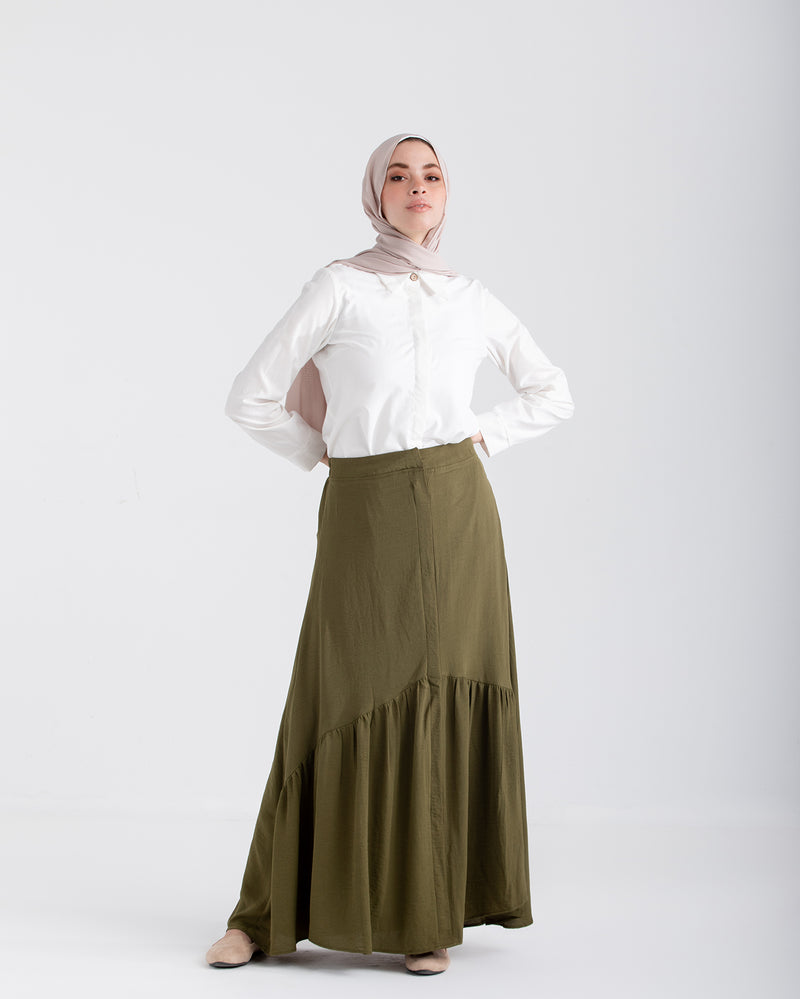 Bella Skirt Olive C147